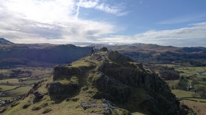 View down the valley