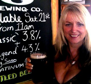 Dawn with a pint of legend