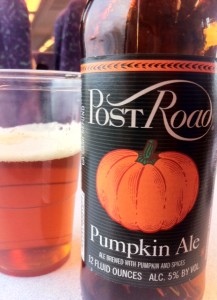 Post road pumpkin ale, delicious!