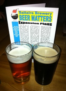 Saltaire beers at meet the brewer night