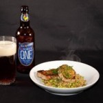 Cooking with beer: Pan Fried Beer Marinated Pork with Pearl Barley and Soy Beans