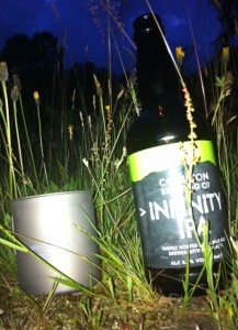 Coniston Infinity IPA from a Titanium Mug