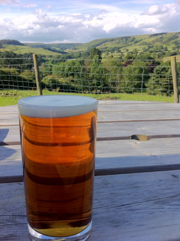 The view from the White Horse Inn at Rosedale