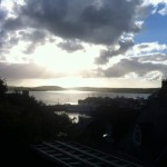 Padstow from the top of the hotel carpark