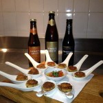 nibbles and beer at Sharps Connoisseur Cook off