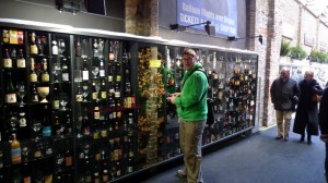 a bit of the beer wall